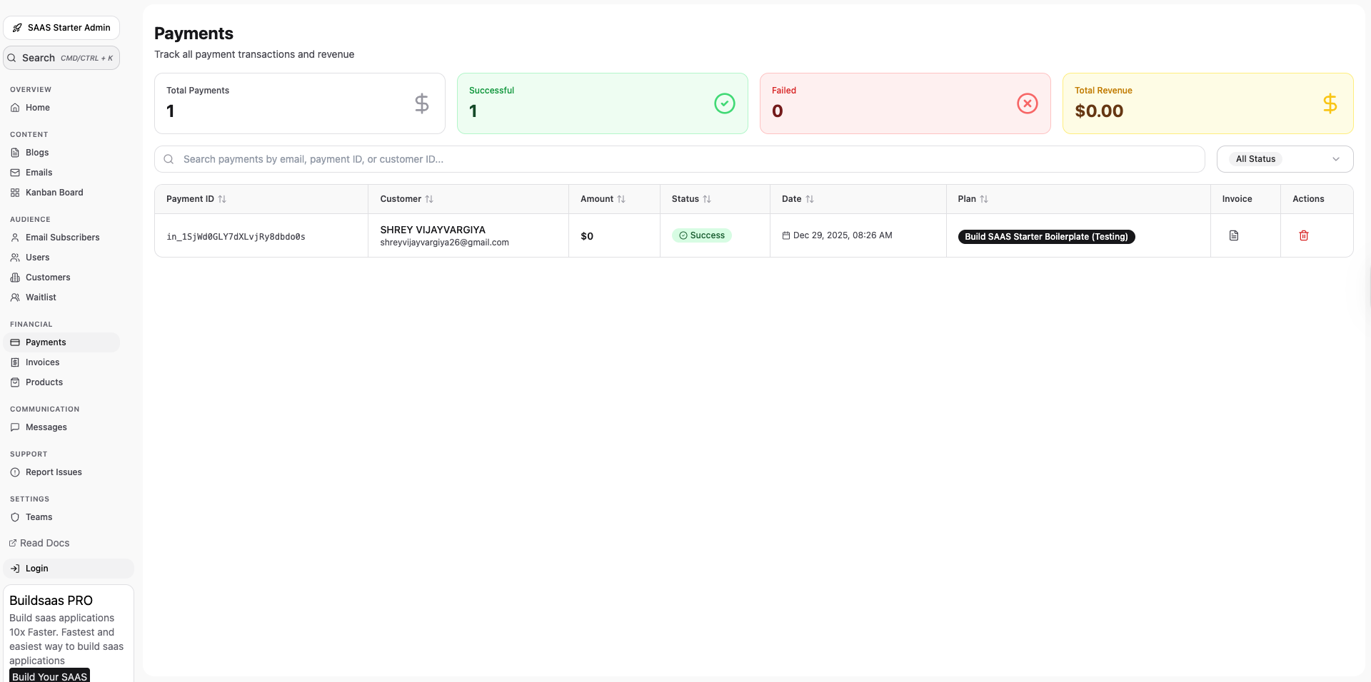 Admin Preview